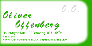 oliver offenberg business card